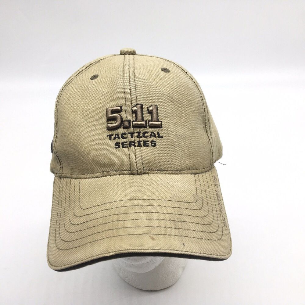 5.11 Tactical Series Hat - VTG 2006 Beige StrapBack Baseball Cap Adjustable